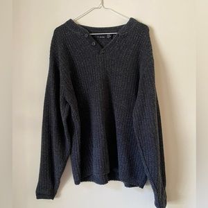 Vintage sweater henley size XL